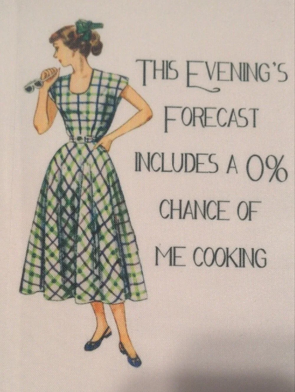Vintage Design Funny Kitchen Towel